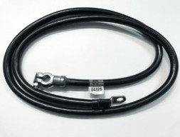 Провод с клеммой 2/0G черный Deka 04326